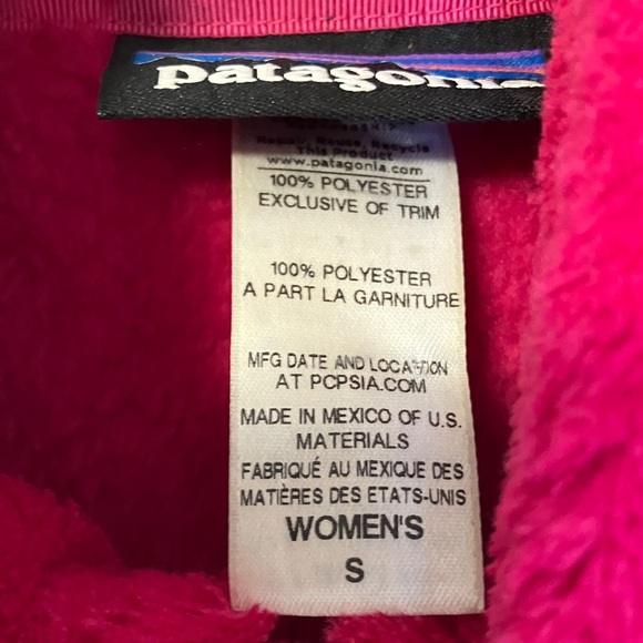 Patagonia Hot Pink Fleece Vest - Picture 4 of 6